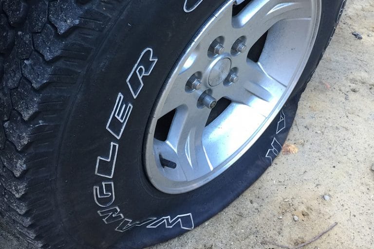 Need a flat tire fixed