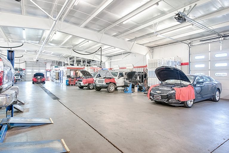 Mountain View Automotive Shop Interior